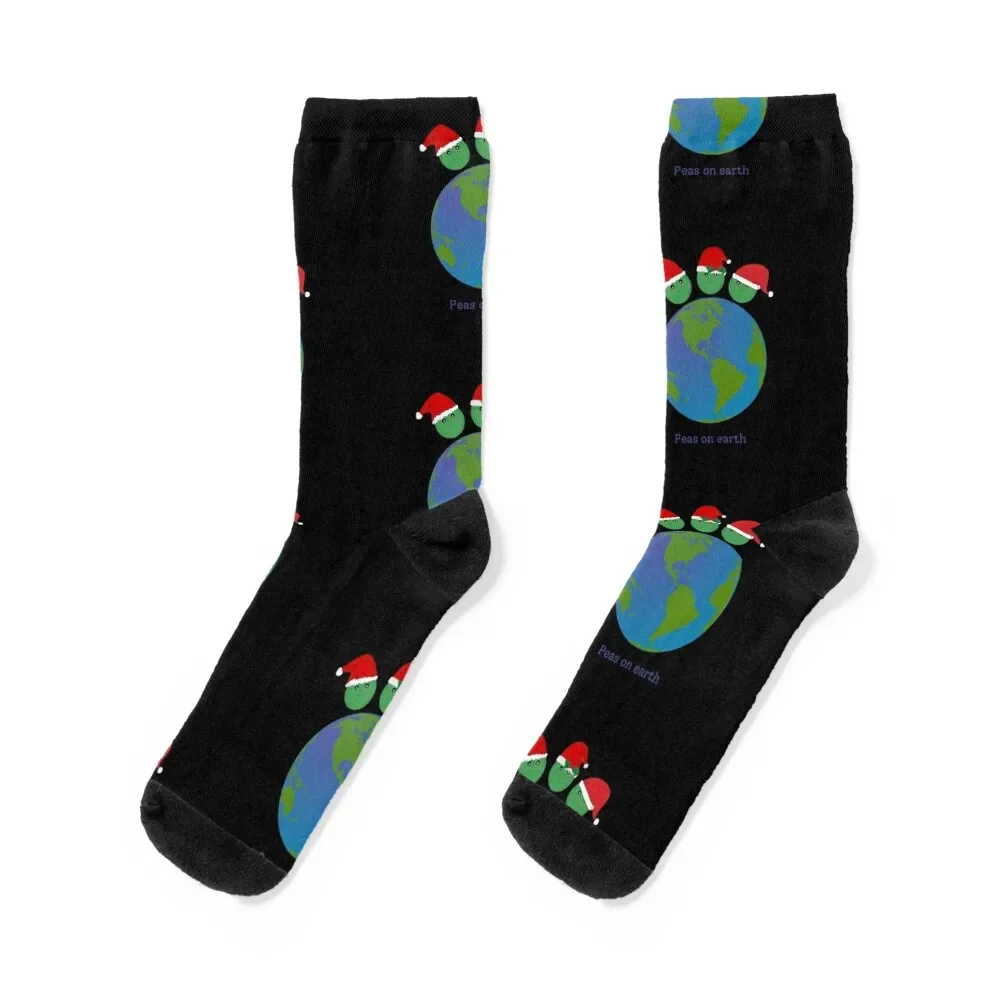 

Peas on Earth - Peace on Earth Socks Rugby with print Men's Socks Luxury Women's