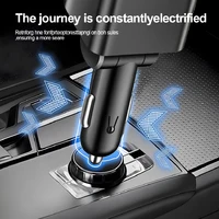 Chargeur de voiture 5 en 1 66W Max avec câble rétractable PD30W + écran de tension 2,4a charge ultra rapide 22,5W pour iPhone et Android 6