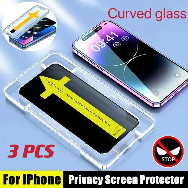 

Anti Glare Tempered Glass For Xiaomi 13 14 Ultra Glas MI 12 12S 12X 10 11 Pro CIVI 4 Privacy screen protector Automati installer
