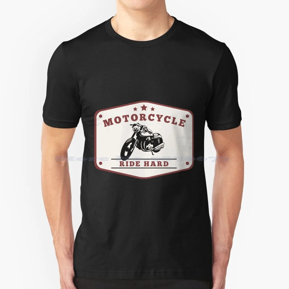 Moto Ride T-Shirt Stile Scuola Dura 100% Cotone Tee Simson Moto Moto Moto Vintage Vintage Moto