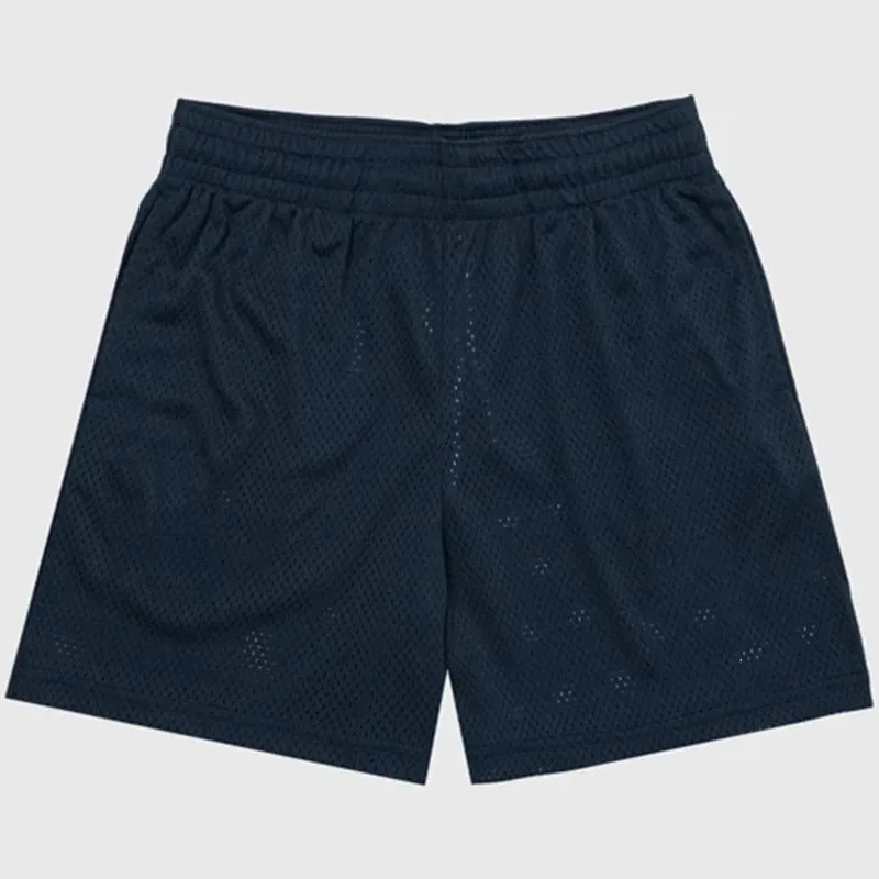 NEW 2023 Muscle Fitness Shorts Mesh Quick-drying Breathable Sports Basketball Shorts Running No Logo Gym Custom logo 2