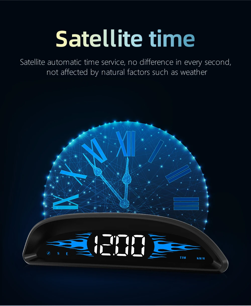G2 B2 Head Up Display GPS / OBD Multifunctional Smart Car HUD Digital Speedomete