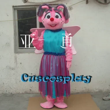 

Sesame Street Abby Cadabby Mascot Costume for Halloween Christmas Party Costume Elmo Cartoon Character Cosplay Costumes Outfit