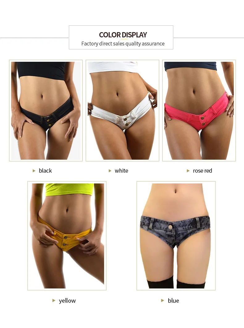 Description Picture 4 of itemNew sexy denim shorts, bar babes, hot pants, hot pants, European and American super short nightclubs, sexy