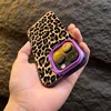 Brown Leopard Anti-drop Armour Phone Case For iPhone 15 Pro Max 16 14 13 12 11 Pro X XR XS 7 Plus 16E Lens protect plating Cover 5