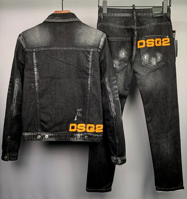 Dsquared2 Brand Jean Jacket Mens 