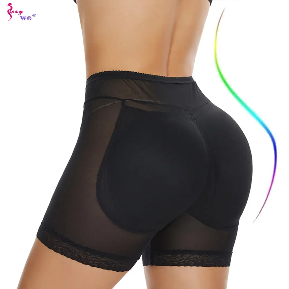 

SEXYWG Butt Lifter Hip Shaper Panties with Pads Mid Waist Shapewear Booty Lifter Shorts Push Up Body Shaper Flat Belly Underwear