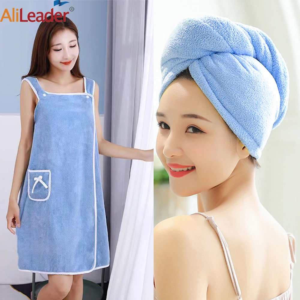 Towels Bathroom Hair Drying Towel Wrap With Elastic Band Bath Extra Large  Size Quick Microfiber Playa Bandana Sauna Spa Home - AliExpress