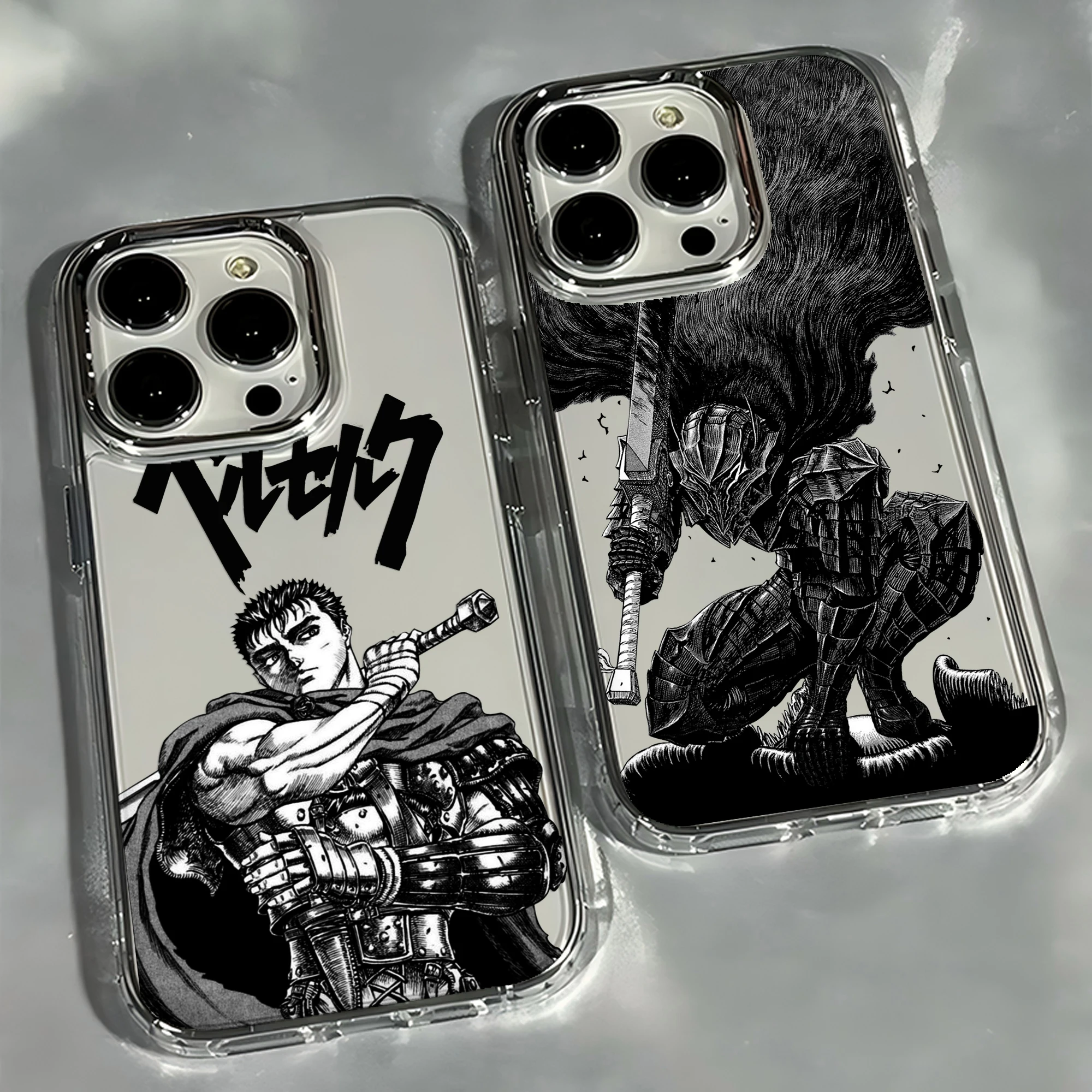 Japanese Hot Blood Anime Berserk Guts Soft Silicone Phone Case