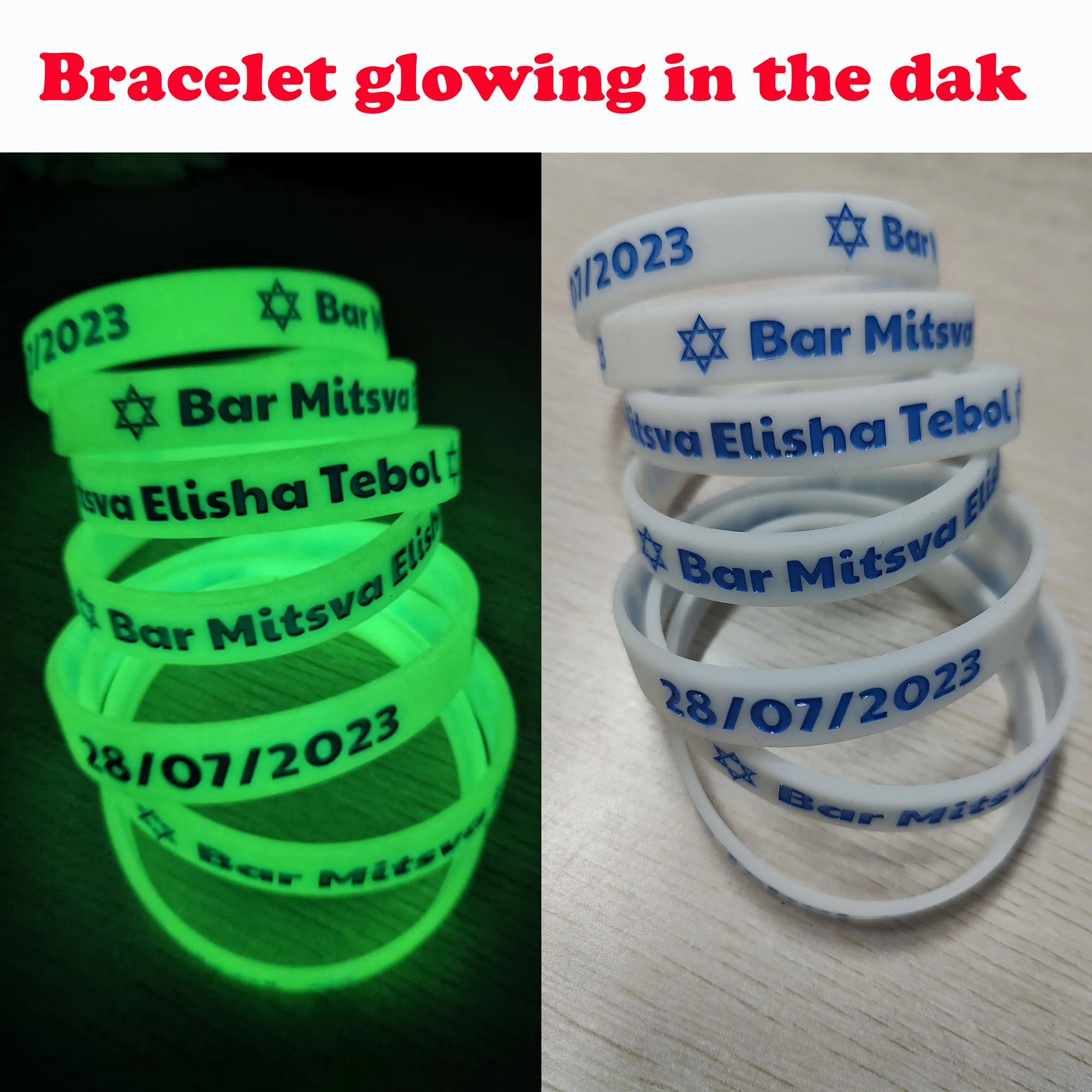 Custom 3/4 inch Tyvek Wristbands for Events - Image or Logo Personaliz