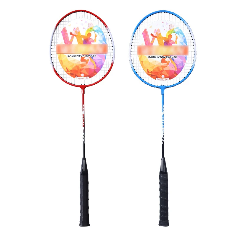 

2pcs Ferroalloy Badminton Rackets Offensive and Defense Ultralight Badminton Rackets 16~18LBS for Amateur