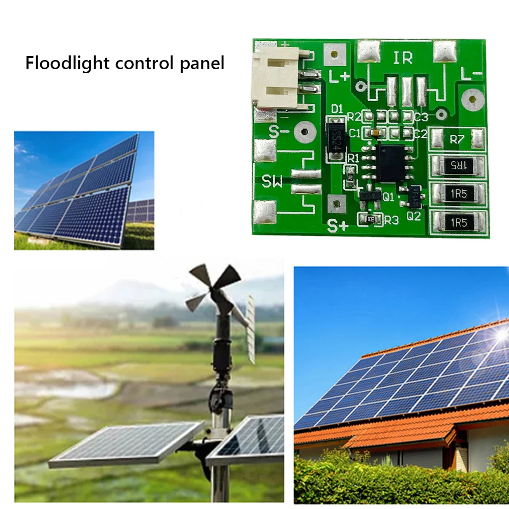 자동 3.7V 태양 램프 회로 기판 야외 에너지 절약 스포트 라이트 모듈, 가정용 태양 풍경 조명