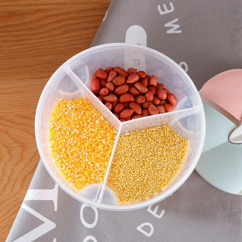 Grain Miscellaneous Grain Storage Tank Plastic Partition Storage Tank Kitchen Household Food Sealed Multifunctional 1pc kitchen storage box rice storage box food storage pots food storage container food storage can food storage box storage box