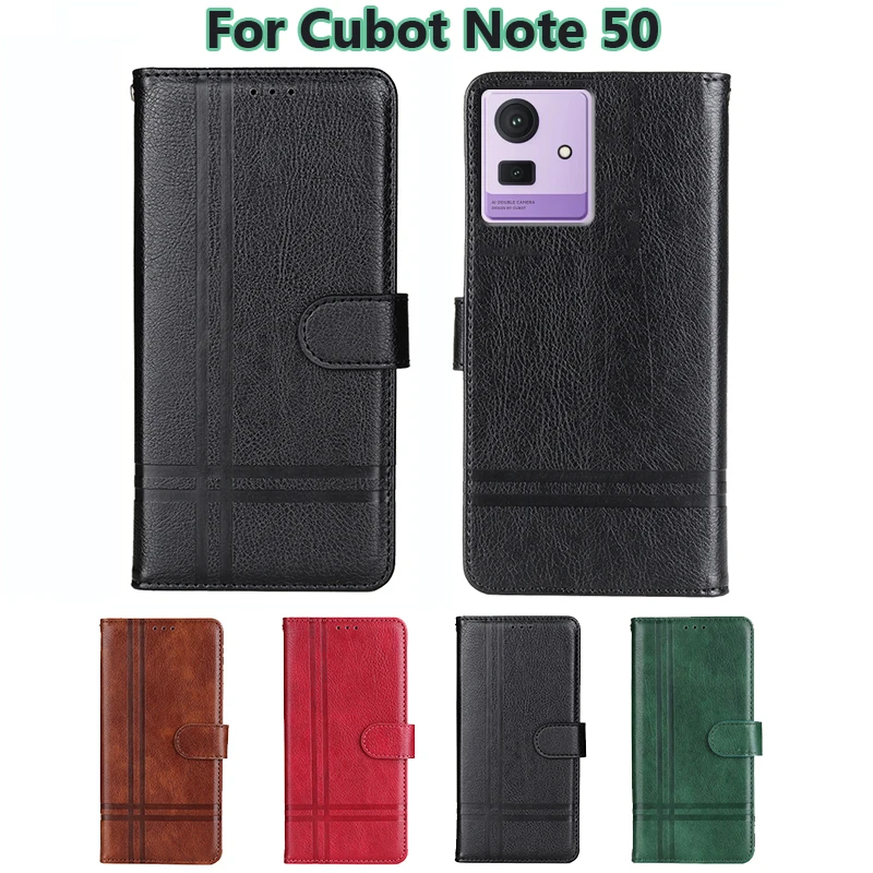 чехол на Cubot Note 50 Case 6.56 Leather Capa Coque Funda Wallet Cover For  Capinha Cubot Note 50 Note50 Cubot Phone Cases Etui - AliExpress