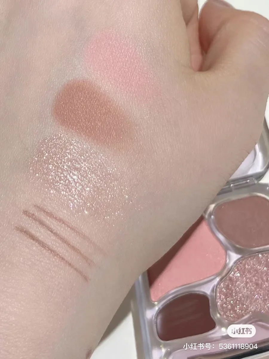 Little Ondine Four-color Eyeshadow Lying Silkworm Powder Plate Brightening Pearl Eyeliner Eyeshadow Comprehensive Plate 4