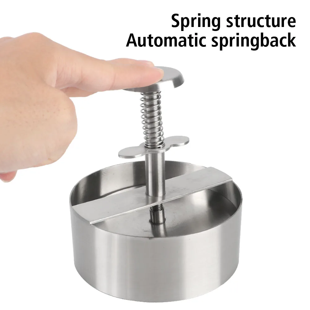 304 Stainless Steel for Grill Griddle Meat Hamburger Press Pork Beef Manual Mold Kitchen Tools Burger Patty Maker
