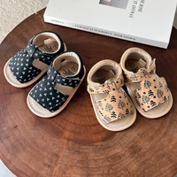 Baby Infant Boy Girl Sandals Newborn Non-Slip Soft Rubber Sole Sandals for Baby Boys Open-Toe Outdoor Casual Summer First Walker 4