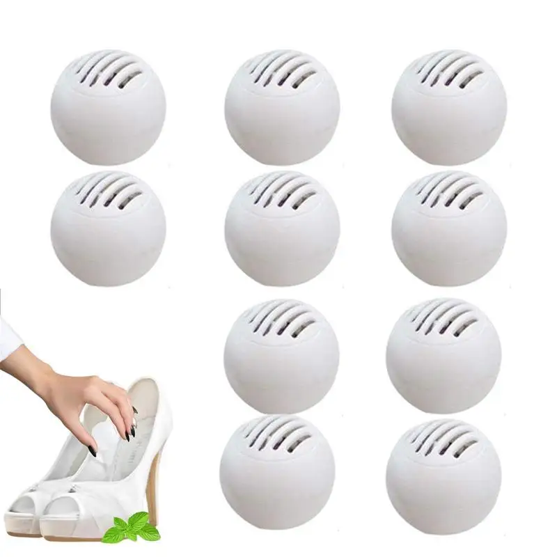 

10PCS Odor Eliminator Ball For Sneakers Leather Shoes Shoe Cabinet Odor Removal Deodorant 4W