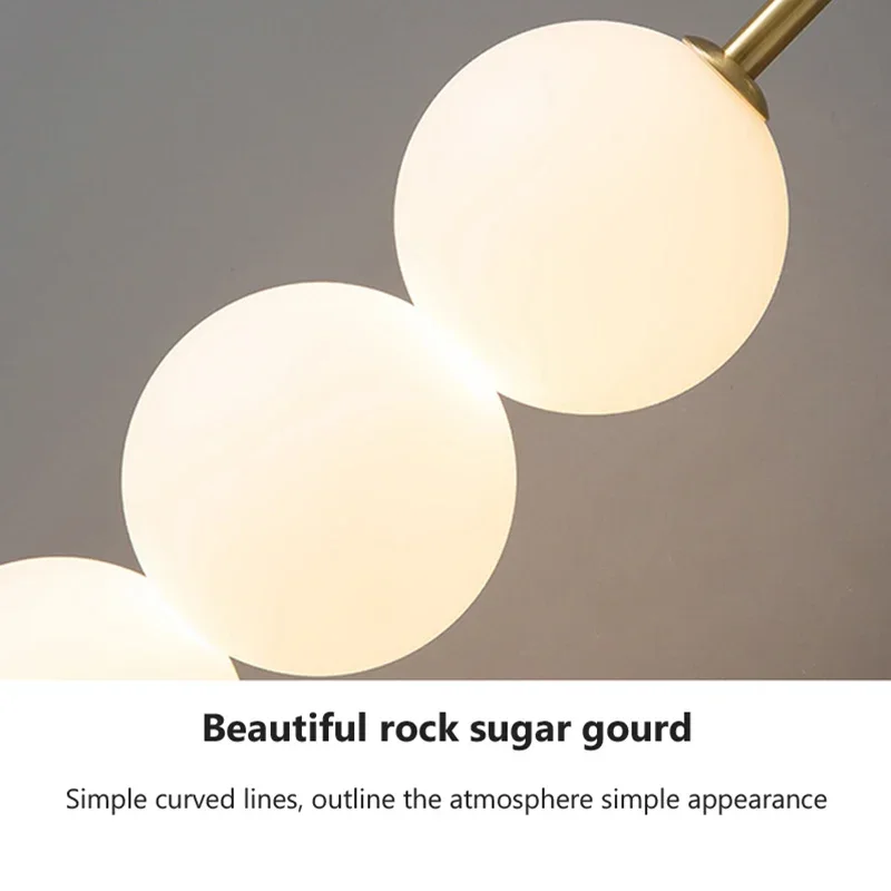 Modern LED Glass Wall Sconce Single Head Gourd Wall Lamps Living Room Sofa Backdrop Bedside Bedroom Ambient Furniture Decorative 5