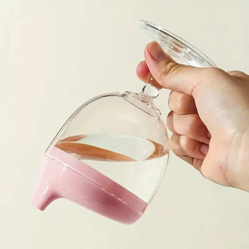 Milk Bottle Glass Milk Bottle Cheerful Birthday Party Cup Plastic Goblet Sippy Cup Wine Glass Beverage Mug & Milk Bottle With Lid for restaurants/cafes
