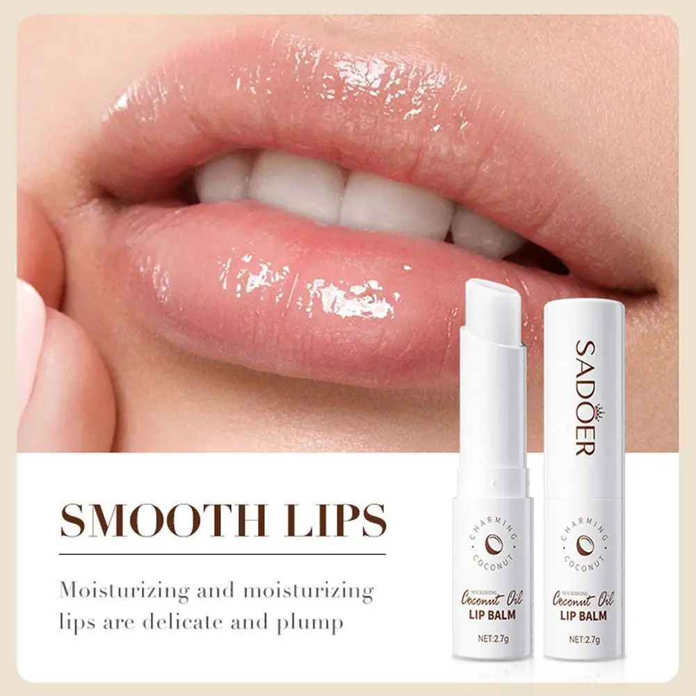 Coconut Oil  Nourishing Lip Balm 2.7g Long Lasting And Moisture For Men And Women Magic Beauty Makeup Wholesale