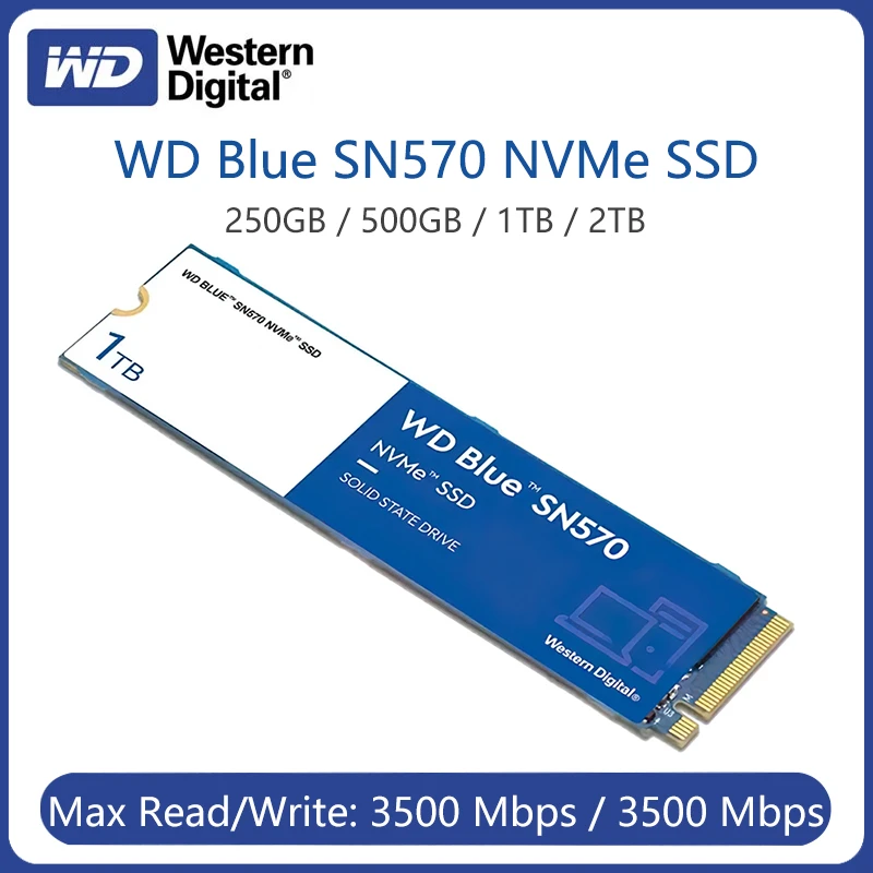 Western Digital Blue Sn570 500gb 1tb 2tb 250gb Ssd Internal Solid State