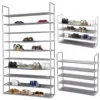 10-Tier 50 Pairs Shoe Rack Storage Organizer Tower Free Standing Space Saving 6