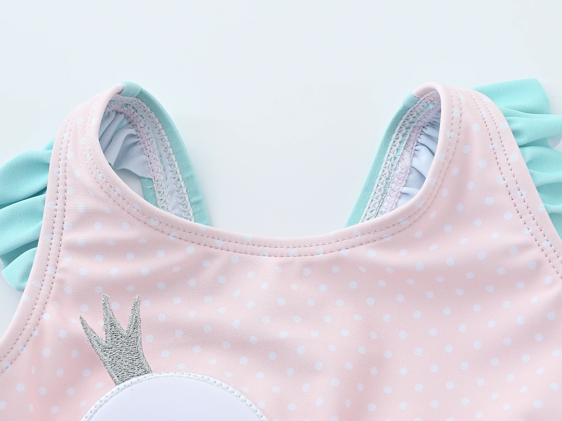 Honeyzone Pink Swan Belly Protection Whole Swimsuit Girls Swimwear Babi Child Infant Children Teen Kids Cartoon Bathing Suit children swimwear