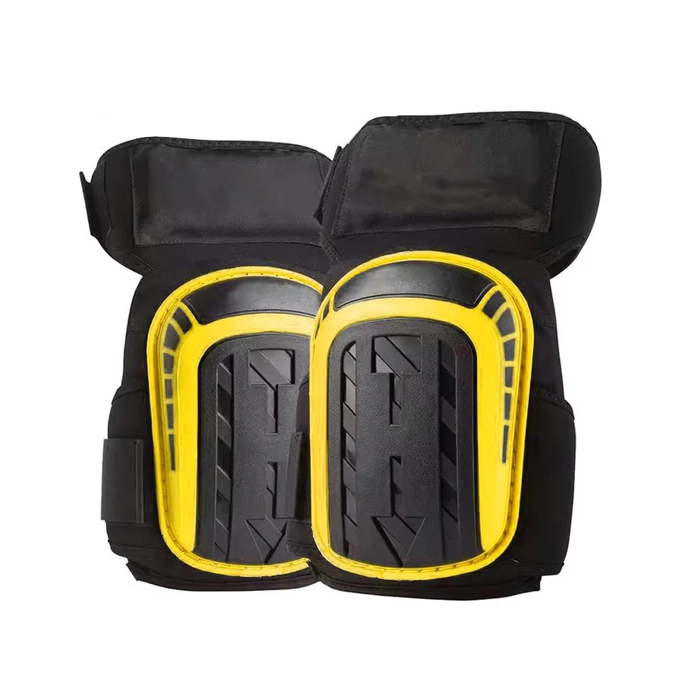 Professional Heavy-Duty Knee Pads Foam & Gel Cushioning with Double Straps, Ergonomic for Flooring,Construction,Carpentry work