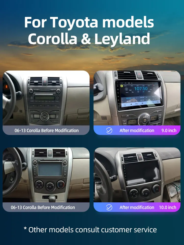 カーオーディオN09L2ラジオ9インチディスプレイ2DIN Bluetooth付 カー