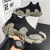 2025 Spring/Summer New Casual Soft soled Sneakers, Large Sized Shoes, Men's One Step Breathable Dad Shoes 2