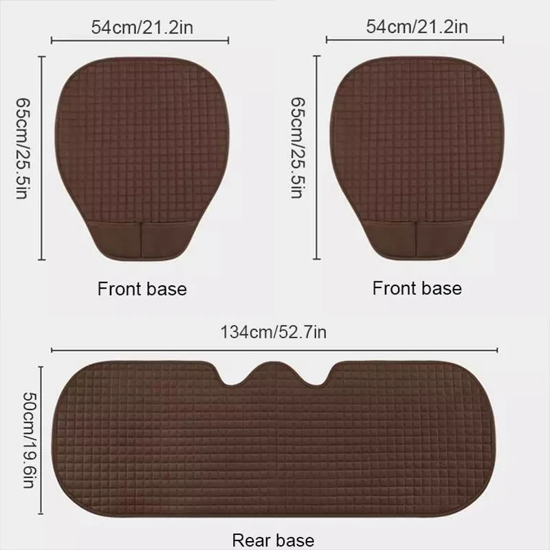 Breathable Flax Car Seat Cover for Sedan Van SUV Truck