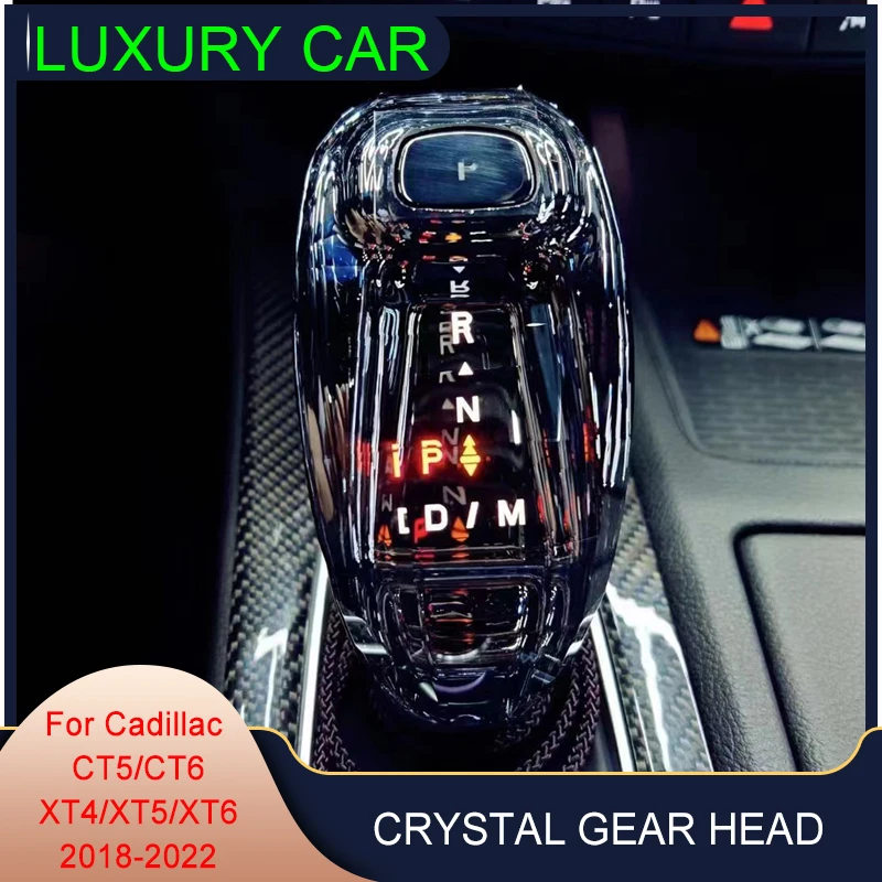 

3 шт. Хрустальная головка ручки переключения для Cadillac CT5 CT6 XT4 XT5 XT6 2018 2019 2020 2021 2022 аксессуары для модификации интерьера автомобиля