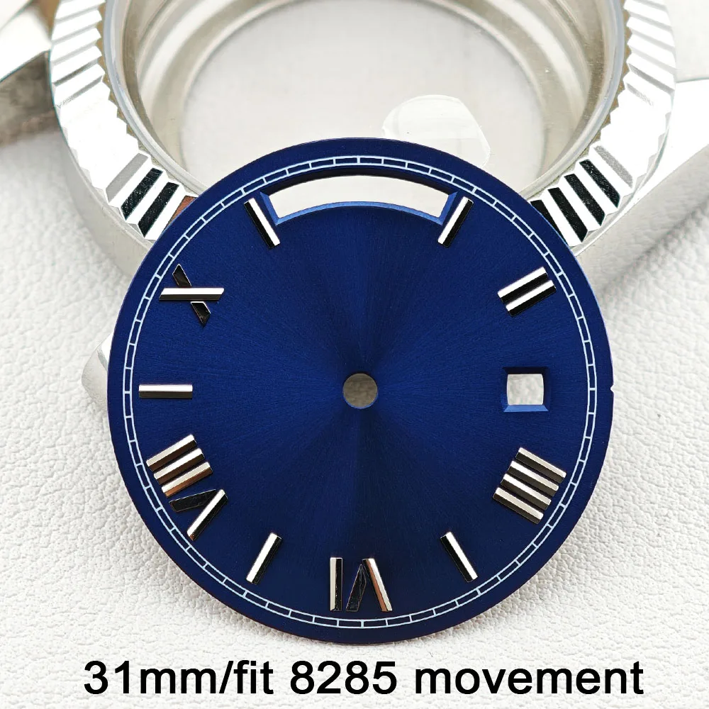 Luminous Blue-Green Dial with Dual Calendar - Watch Accessory