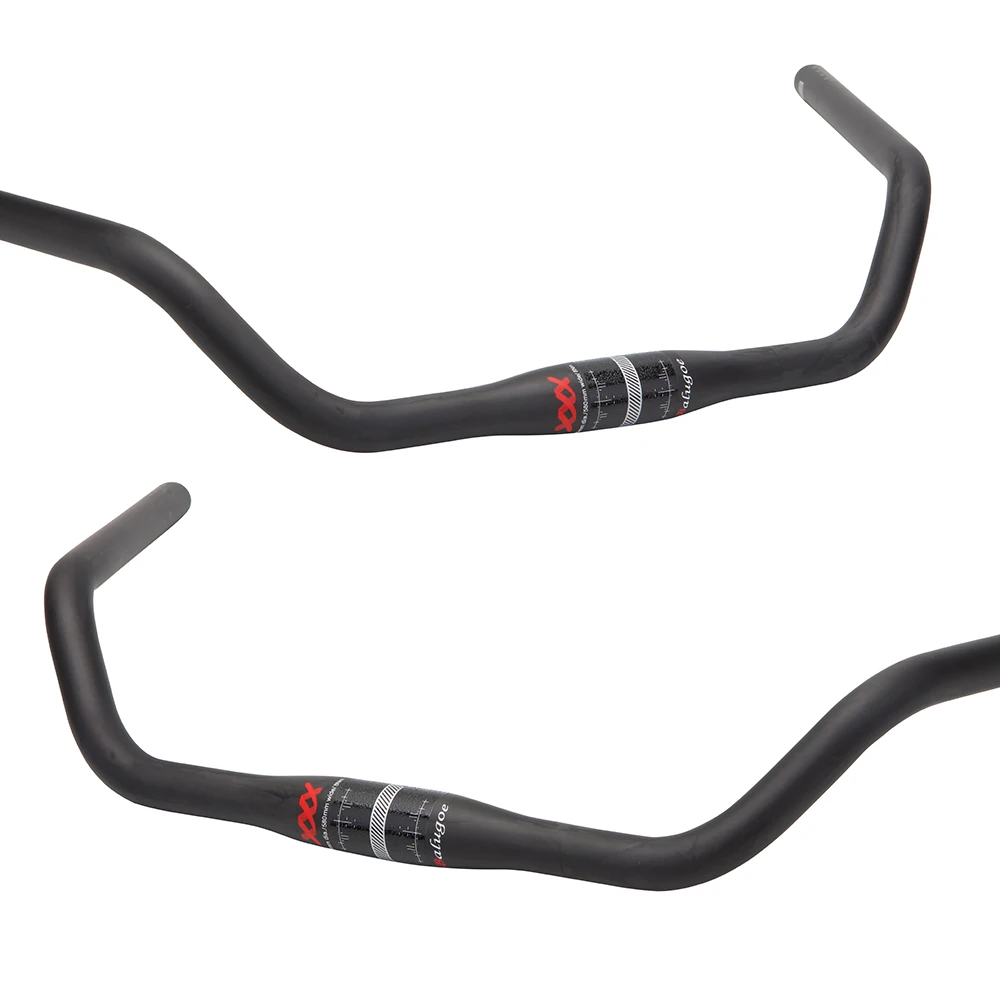 2023 신제품 Mtb 카본 핸들바 자전거 핸들 31.8*580/620/660/700mm, 산악 자전거 액세서리용 매트 블랙 핸들 바