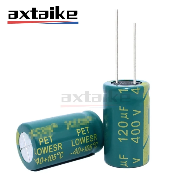 120UF 400V 450V 18*30MM High Frequency Low ESR Aluminum Electrolytic Capacitor 5PCS