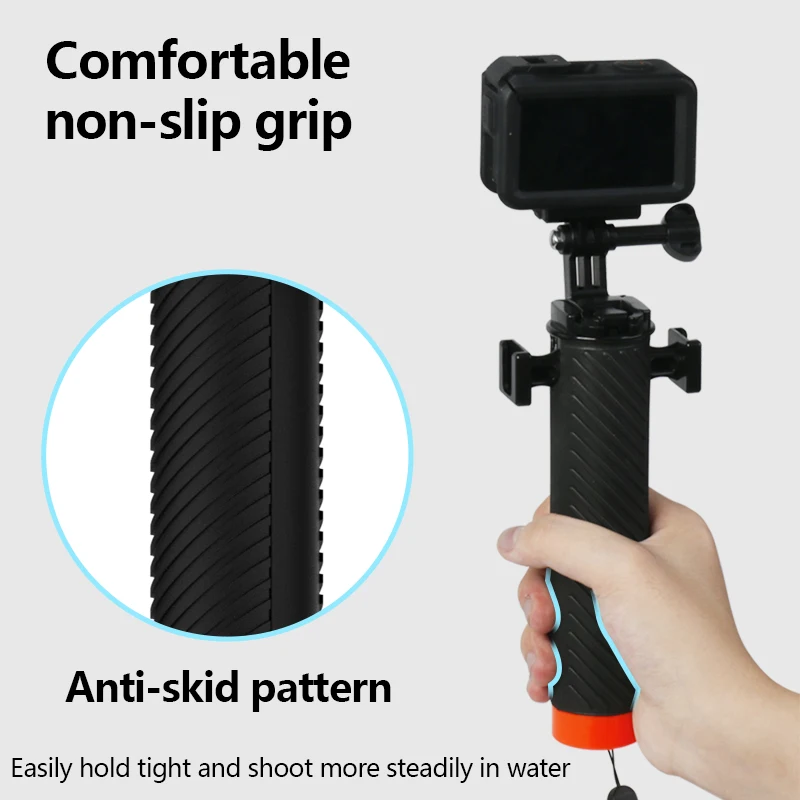 Waterproof Floating Hand Grip Floaty handle For GoPro Hero 13 12 11 10 9 SJCAM Insta360 AKASO DJI Osmo Action Camera Accessories