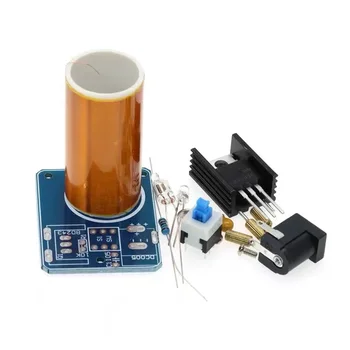 Mini kit bobina Tesla con BD243 - Progetto elettronico fai-da-te per la pratica della saldatura manuale - Nessuna batteria richiesta - Non laser per Hobbyi