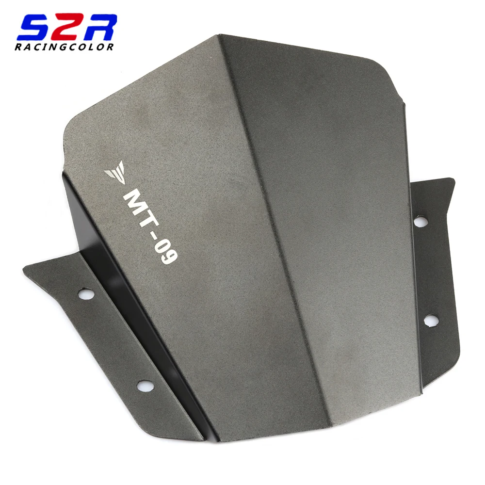 S2R Motorcycle Windshield Headlamp Windscreen for YAMAHA MT09 MT FZ 09 FZ09 MT-09 FZ-09 2014 2015 Wind Deflectors | Автомобили и