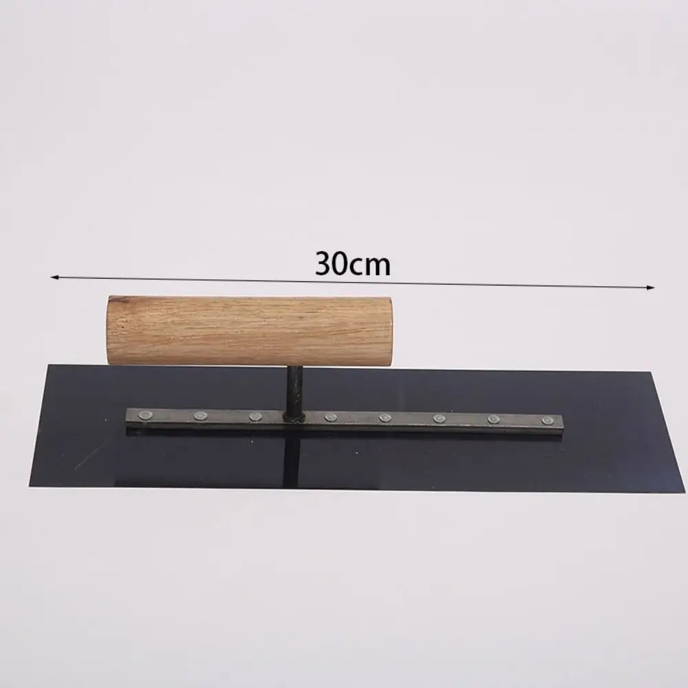 1Pcs New Construction Tool Epoxy Floor Trowel Plastering Skimming Bricklayer Plaster Trowel Spring Steel 30CM Concrete