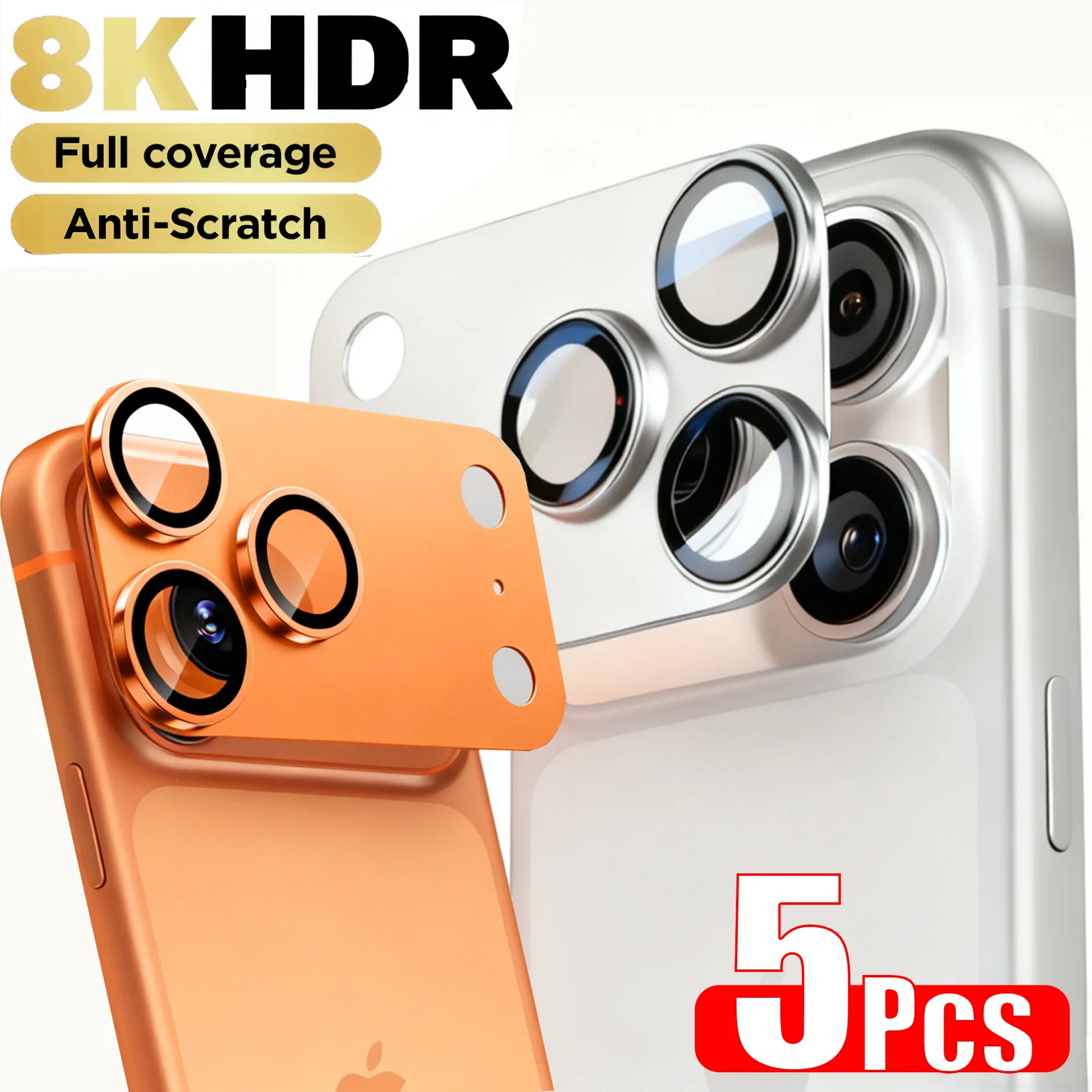 รูปสินค้า ฟิล์มกระจกนิรภัยป้องกันเลนส์กล้องสำหรับ iPhone 17 Pro Max อุปกรณ์ป้องกันเลนส์สำหรับ iPhone 17 Pro Air