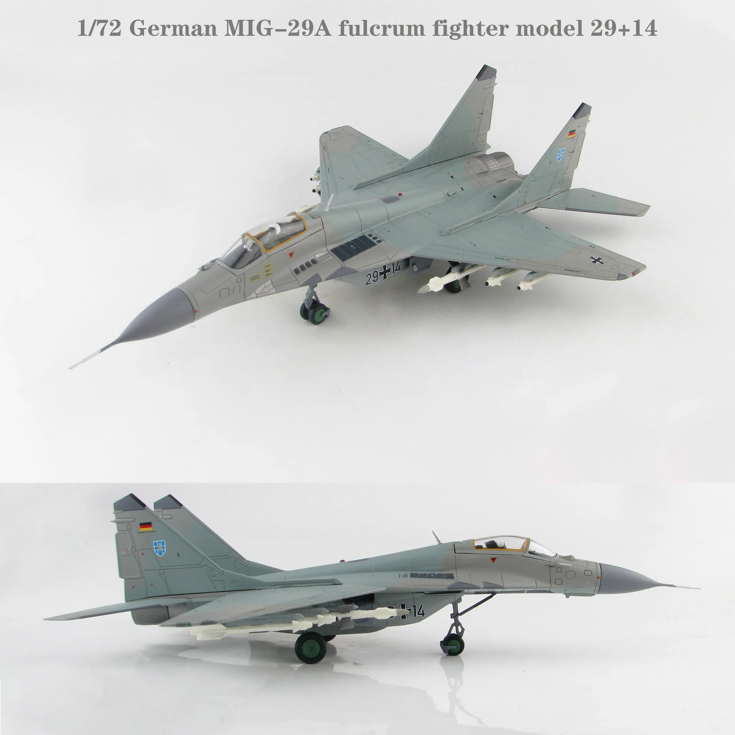 

Fine HA6503 1/72 German MIG-29A fulcrum fighter model 29+14 Alloy finished product collection model