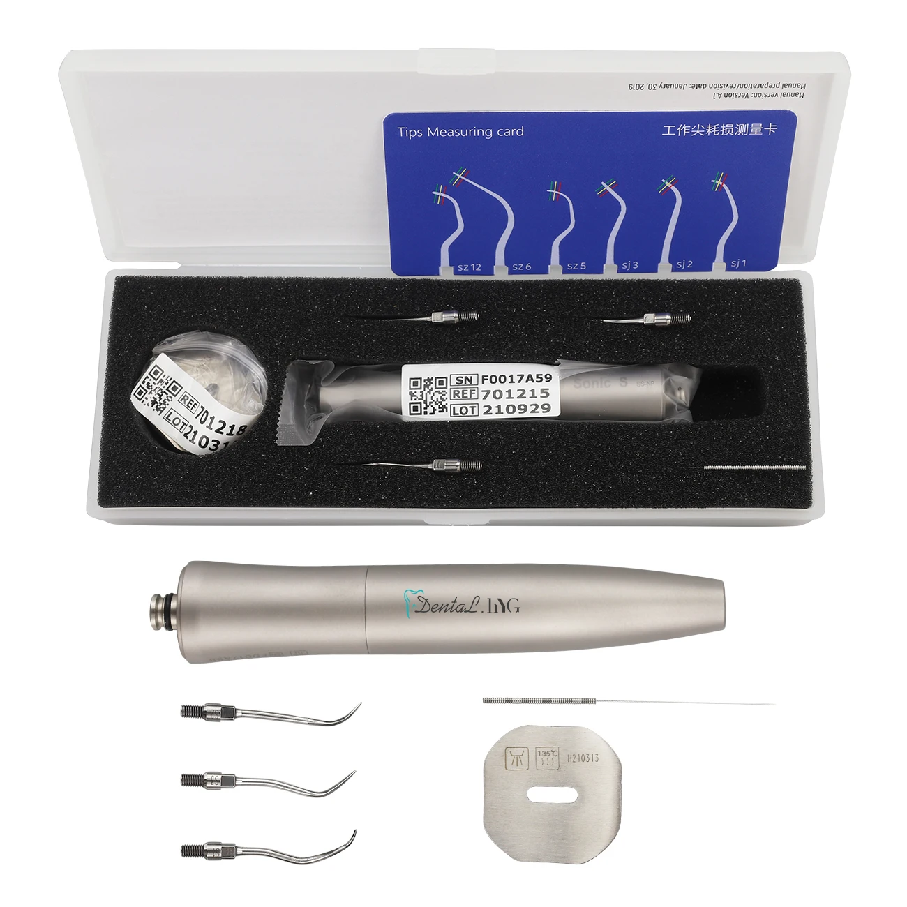 Dental Air Scaler Handpiece Sonic S 4 Holes Quick Coupling Integrated