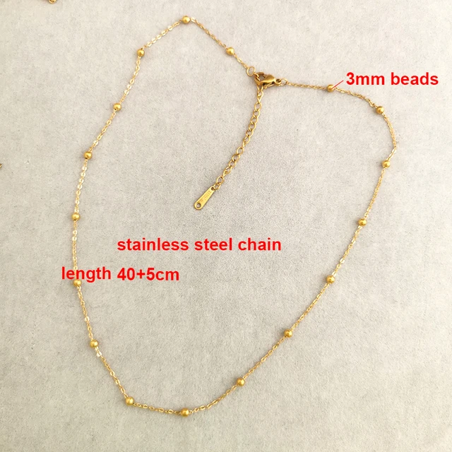 Collier ras du cou pour femme avec pendentif Vierge Marie, chaîne en acier inoxydable couleur or, perles de rocaille, style bohème blanc, noir, rose
