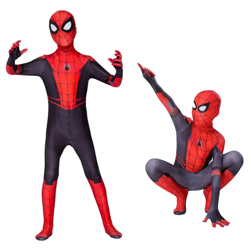 Boys Girls Spiderman Cosplay Costumes for Christmas Halloween cosplay jumpsuit superhero cosplay costume kids cosplay costume