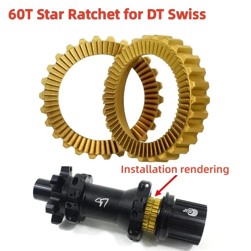 Bicycle Hub 60T Star Ratchet Bike Hub Service Kit Ratchet For DT Swiss