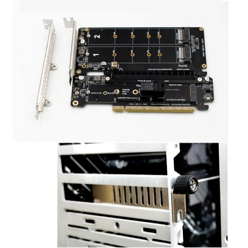 PCIE4.0 Lane Distribution Expansion Card 8+4+4 for Optimizing System Capabilities 896C