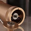 49MM Portable Small Coffee Bean Grinder Mill Adjustable Titanium Flat Burr Espresso Coffee Grinder Milling Tool Ghost Teeth 5
