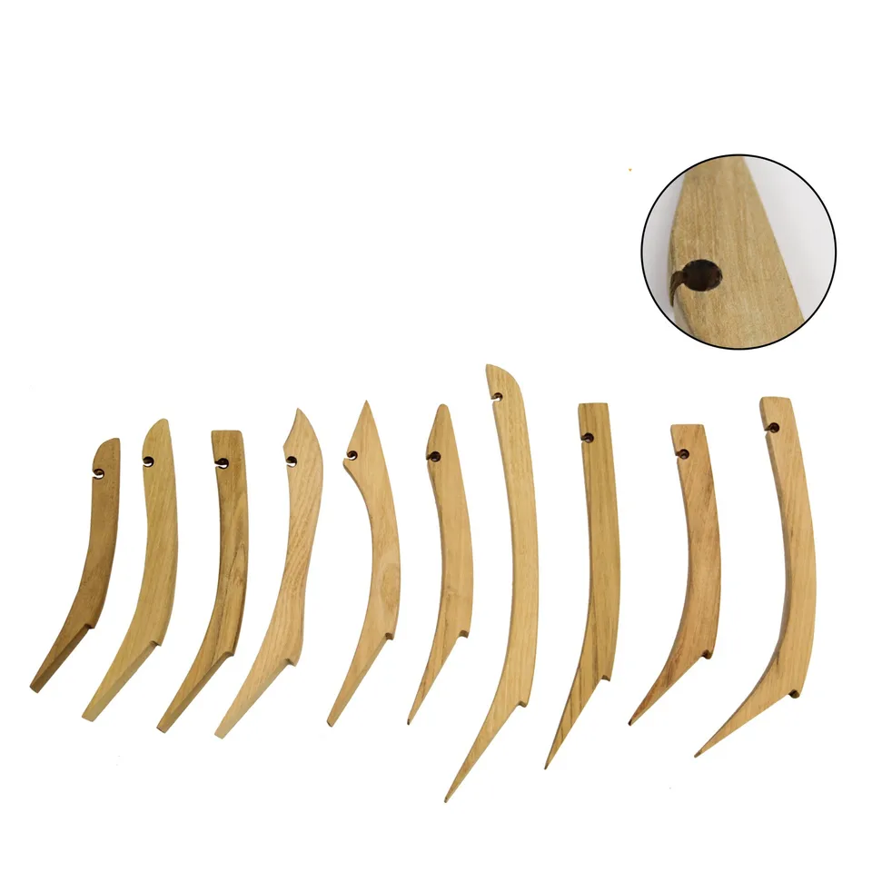 Arc Traditionnel En Bois – Manche Ergonomique Pour Tir à L'arc, Bricolage Léger