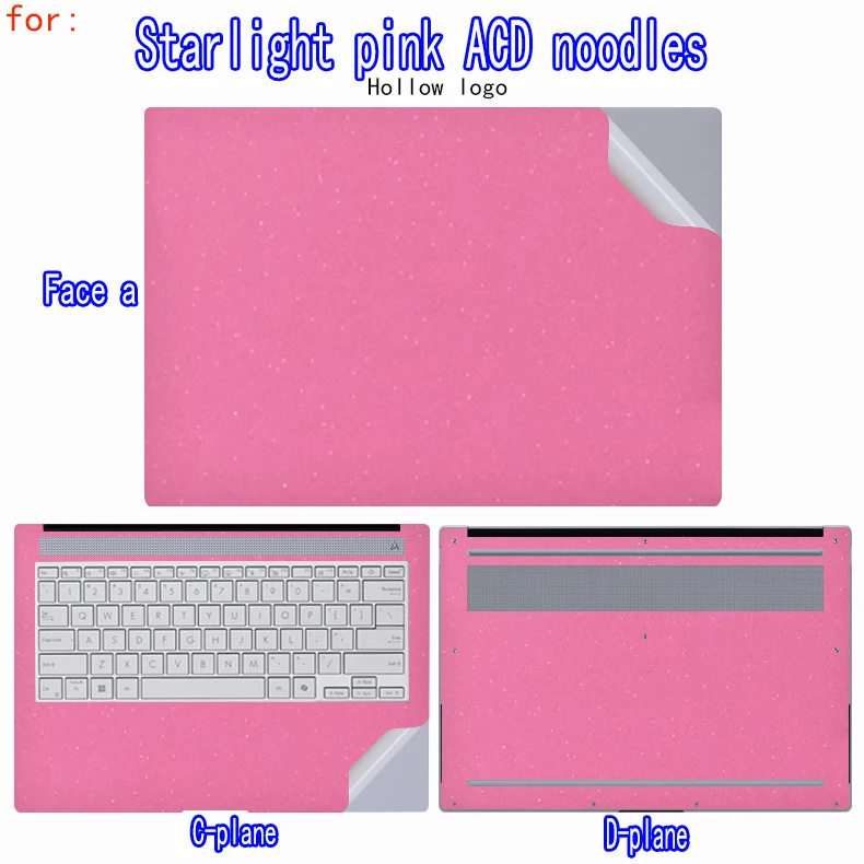 ASUS Zenbook S16/S14 노트북 바디 필름 UM5606G/UX5406 쉘 데칼 필름 UX5304/UX3406/UX3407 단색 보호 필름